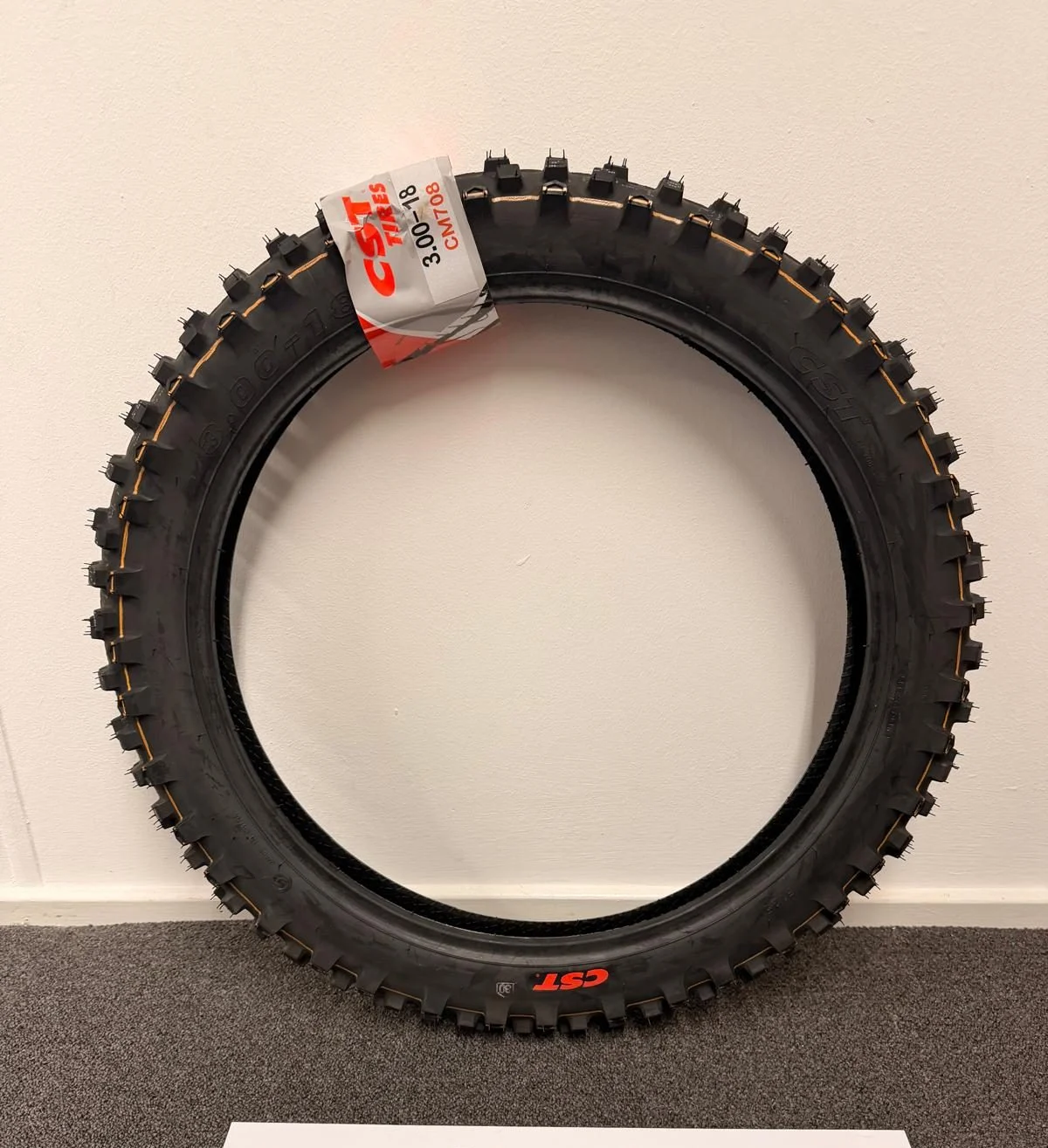 CST 3.00-18 CM708 47M TT E-Mark MX Rear Tyre for the Surron Light Bee X