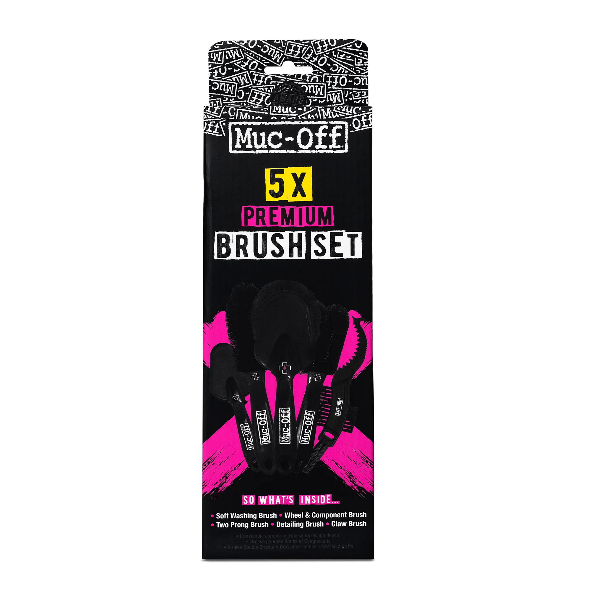 Muc-Off 5 Piece Premium Brush Kit