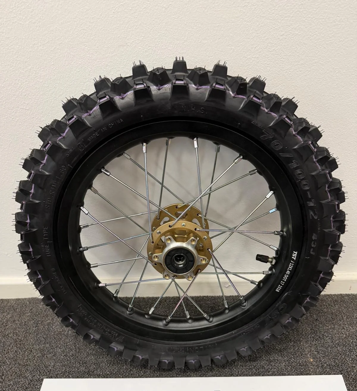 Official Surron Hyper Bee 12′ Rear Complete Wheel Assembly