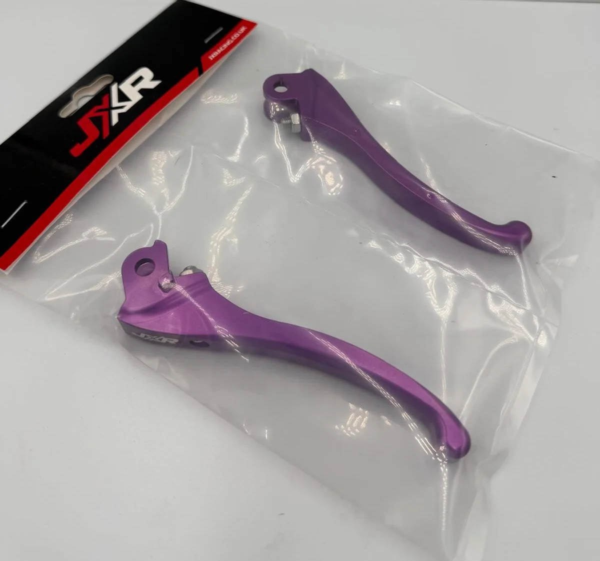 JXR Front & Rear Brake Levers for the Surron Ultra Bee X T – Purple