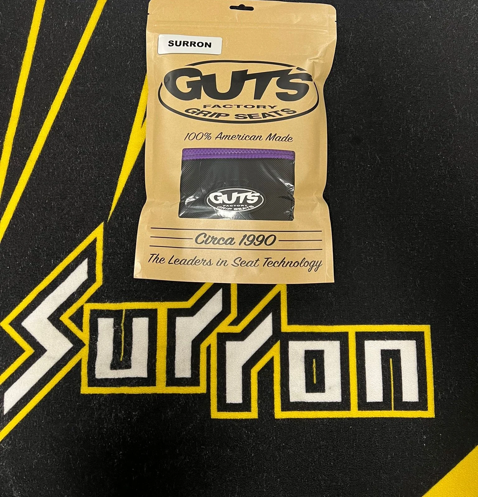 Guts Racing Seat Cover for Sur Ron Light Bee X & Youth – Black/Purple (All Years)