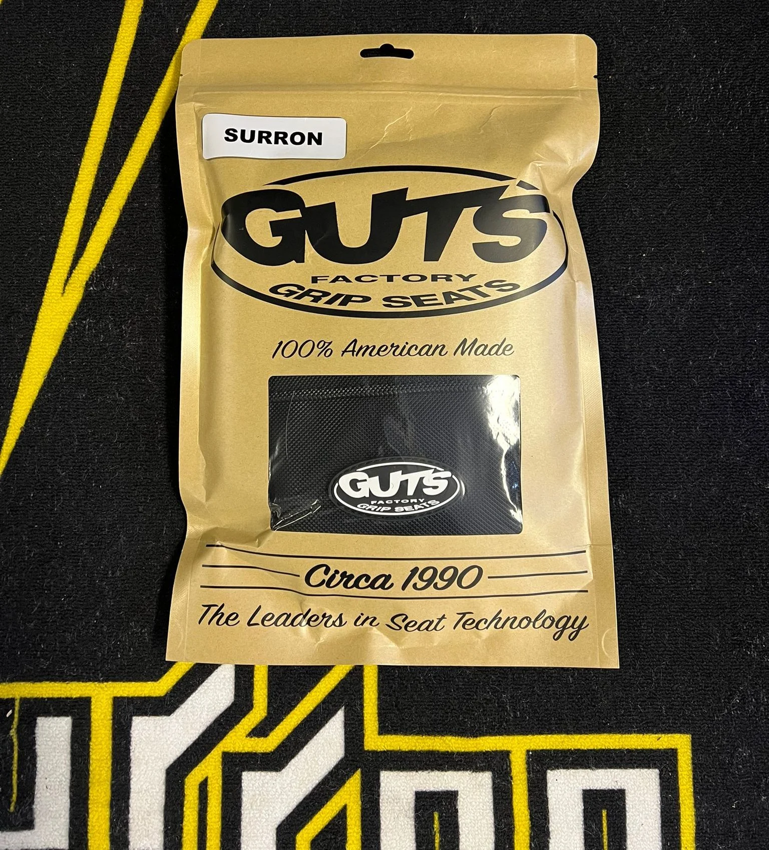 Guts Racing Seat Cover for the Sur Ron Light Bee X & Youth – Black