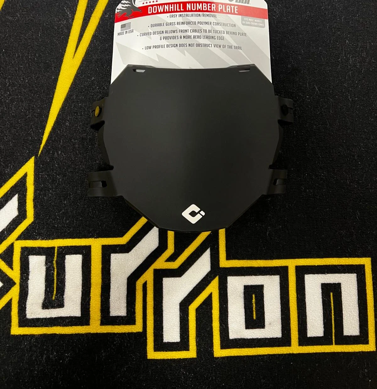 Odi Sur Ron Light Bee X Downhill Number Plate – Black