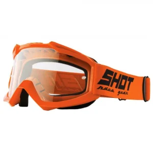 Shot Assault Neon Orange Glossy MX Off Road Enduro Riding Adults Goggles
