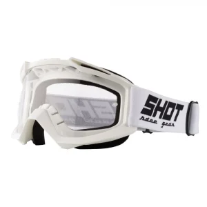 Shot Assault White Glossy MX Off Road Enduro Riding Adults Goggles